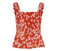 Kaffe Haut 'Amber' rouge / noir / blanc, Taille M