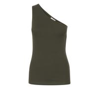 Kaffe, Femme, Tops, Vert, Taille: 44 FR Forêt Nuit One Shoulder Top