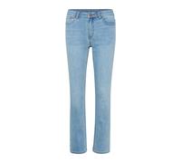 Kaffe - Jean droit élégant avec taille mi-haute et poches classiques - Femme - Jeans - Bleu - Taille: 44 FR