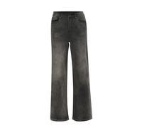 Kaffe - Jean Taille Haute Gris Moyen Denim - Femme - Jeans - Gris - Taille: 46 FR