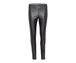 Kaffe - Jeggings Slim-Fit Noirs Enduits - Femme - Pantalons - Noir - Taille: 36 FR