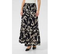 Kaffe Jupe 'Beathe' beige clair / noir, Taille 38-40