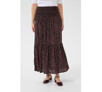 Kaffe Jupe 'Beathe' moka / noir, Taille 34-36