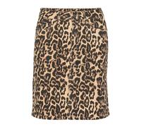 Kaffe - Jupe en Denim Imprimé Léopard - Femme - Jupes - Multicolore - Taille: 36 FR