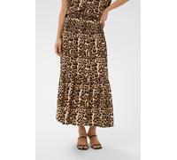 Kaffe Jupe 'KAMaxi' beige clair / cappuccino / noir, Taille 38-40
