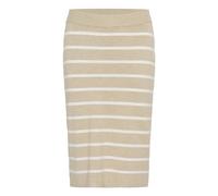 Kaffe Jupe 'Lizza' beige / blanc, Taille 40