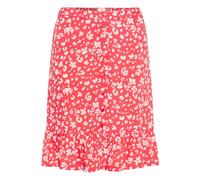 Kaffe Jupe rouge néon / blanc, Taille 46
