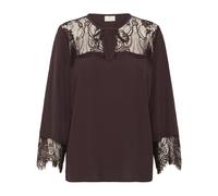 Kaffe - KAapril Lace Blouse - Femme - Blouses et Chemises - Brun - Taille: 40 FR