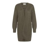 Kaffe - KAemria Knit Cardigan - Femme - Pulls - Vert - Taille: 42 FR