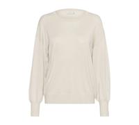 Kaffe - Karegina O-neck Knit - Femme - Pulls - Beige - Taille: 36 FR