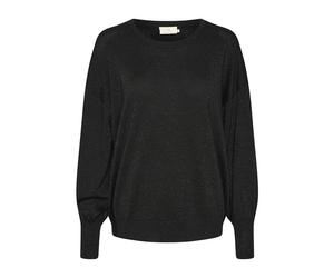 Kaffe - KAregina O-neck Knit - Femme - Pulls - Noir - Taille: 36 FR
