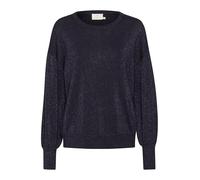 KAFFE KAregina Pull en tricot pour femme à paillettes à manches longues - Pull d'hiver décontracté élégant à manches longues, Aube violet, M