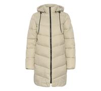 Kaffe Manteau d’hiver 'Susanne' beige / noir, Taille XL