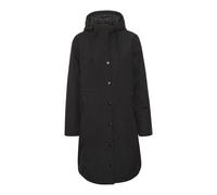 Kaffe - Manteau Long Noir Profond Élégant - Femme - Manteaux - Noir - Taille: 48 FR