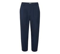 KAFFE Women's Trousers Cropped Length Tapered Legs High-Waisted Regular Waist