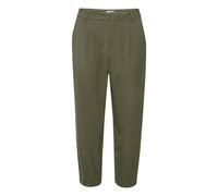 Kaffe Pantalon à pince 'Merle' kaki, Taille 48