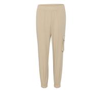 Kaffe Pantalon cargo beige, Taille 34