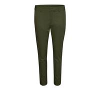 Kaffe - Pantalon Chino Slim Fit Nuit Forêt - Femme - Pantalons - Vert - Taille: 46 FR