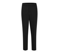 Kaffe - Pantalon taille haute à fermeture éclair Noir Profond - Femme - Pantalons - Noir - Taille: 44 FR
