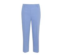 Kaffe - Pantalon Taille Haute Coupe Courte Ebb and Flow - Femme - Pantalons - Bleu - Taille: 42 FR