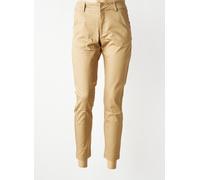 kaffe pantalons femme de couleur beige 40