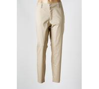 kaffe pantalons femme de couleur beige 48