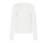 Kaffe - Pull à col rond en tricot Pullover Sweater - Femme - Pulls - Blanc - Taille: 46 FR