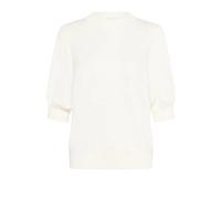 Kaffe - Pull Féminin à Plis Craie - Femme - Pulls - Blanc - Taille: 42 FR