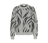 Kaffe Pull-over 'Billie' gris chiné / noir, Taille XXL
