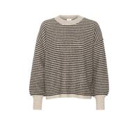 Kaffe Pull-over 'Ellery' greige / noir, Taille XL