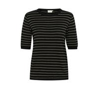Kaffe Pull-over 'KA Mala' noir / blanc, Taille XS