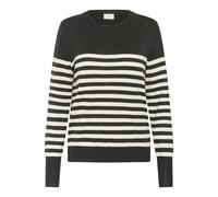 Kaffe Pull-over 'KALizza' anthracite / blanc, Taille XL