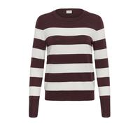 Kaffe Pull-over 'KALizza' chocolat / blanc, Taille XL