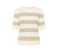 Kaffe Pull-over 'Mala' taupe / blanc, Taille XL