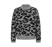 Kaffe Pull-over 'Sandra' gris chiné / noir, Taille XL