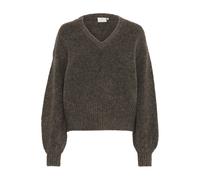 Kaffe Pull-over 'Trina' marron chiné, Taille XXL