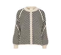 Kaffe Pull-over 'Vera' crème / noir, Taille XXL