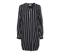 Kaffe - Robe Chemise à Rayures Noir/Rayure Craie - Femme - Robes - Noir - Taille: 44 FR