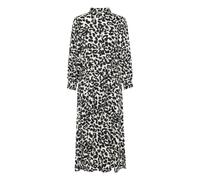 Kaffe Robe-chemise 'Emina' gris / greige / noir, Taille 44