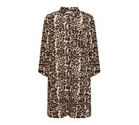 Kaffe Robe-chemise 'Hildur' beige / caramel / noir, Taille 34
