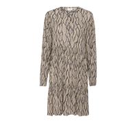 Kaffe Robe-chemise 'KA Evity' jaune clair / gris clair / noir, Taille 38