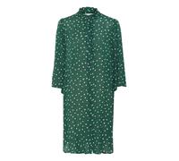 Kaffe Robe-chemise 'KA Vinni' émeraude / blanc, Taille 40