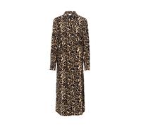 Kaffe Robe-chemise 'KAHannah' marron / noisette / noir, Taille 42