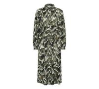 Kaffe Robe-chemise mastic / kaki / vert foncé / noir, Taille 34