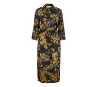 Kaffe, Femme, Robes, Noir, Taille: 40 FR Robe chemise noire profonde avec ceinture