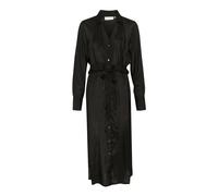 Kaffe - Robe chemise noire profonde avec ceinture - Femme - Robes - Noir - Taille: 44 FR