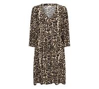 Kaffe Robe-chemise 'Pedra' beige foncé / marron / noir, Taille 36