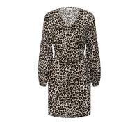 Kaffe Robe d’été 'KAMarana' beige clair / chocolat / noir, Taille 46