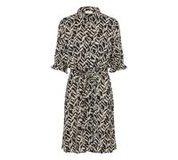 Kaffe Robe 'Dina' beige / noir, Taille 46
