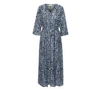 Kaffe Robe 'KAamanda' bleu foncé / noir / blanc, Taille 34